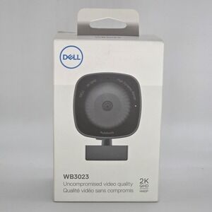 NEW Dell Webcam Camera WB3023 (2K QHD 1440p) OEM Genuine Factory Sealed HDR